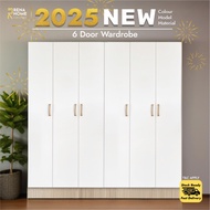 [FREE INSTALLATION] 5ft Bedroom Wardrobe | 6ft Bedroom Wardrobe | Almari Pakaian | Kabinet Baju | Al