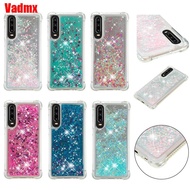 Huawei P30 P30 Pro Dynamic Liquid Case Shockproof Bling Glitter Silicone Cover