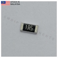 10PCS Taiwan-Grade 1.5R ±5%, 1206 SMD Resistor (1R5)