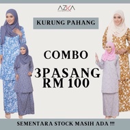 🔥 COMBO RM 100 3 PASANG 🔥  Baju Kurung English Cotton Exclusive Berpoket & Nursing Friendly by AZKA 