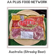 AA Plus [HALAL] Gourmet Chef Streaky Beef Slice (Beef Bacon)