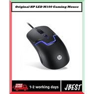 Original HP Gaming Mouse M100 Optical 1600 DPI USB Mice Laptop PC General Backlight LED