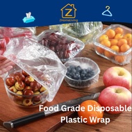 100pcs Food Grade Disposable Protective Film Wrap Storage Covers Disposable Plastic Wrap保鲜膜套