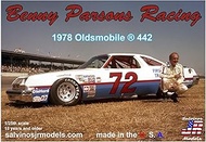 PLATZ SALVINOS JR MODELS 1/25 NASCAR Benny Parsons Racing 1978 Oldsmobile 442#72 Benny Parsons Plast