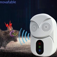 NOVAFABLE​ Ultrasonic Rodent Repeller, High-Power Cyclical Frequency Ultrasonic Mosquito Repeller, A