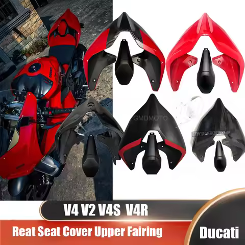 For Ducati V4 V4S V4R Streetfighter V4 V2 Matte black Tail Section Rear Seat Cover Upper Fairing Rea