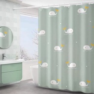 200x200cm Waterproof PEVA Shower Curtain equipped with iron ring hooks Shower Curtain