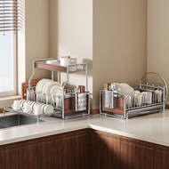 內地直送 - 廚房碗碟瀝水置物架家用碗盤碗筷收納架檯面碗碟瀝水架