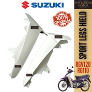 SUZUKI RG110 RGV RGV120 RGV 120 RG 110 SPORT LEGSHIELD KEPOK PUTIH SIDE COVER CAVER KEPUK KEPAK TEPI LEG SHIELD