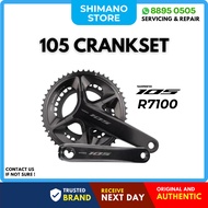 SHIMANO 105 R7100 Hollowtech Crankset 2-SPEED