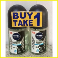 ✹ ✸ ∏ Buy 1 Take 1 Nivea Deodorant  Men Invisible 50ML