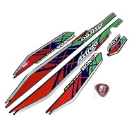 Striping sticker sticker body honda astrea grand 93 - 94