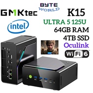 GMKtec K15 Intel ULTRA 5 125U Windows Mini PC 64GB RAM 4TB SSD Gaming PC Gaming Computer Desktop CPU