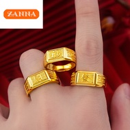 916 original gold Fortune back fortune ring for men gift