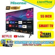 Hisense 55"/50" 4K UHD Smart LED TV 55E6N / 50E6N