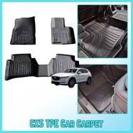 Car MAGIC MAT CX5 2018-2023 5D TPE Carpet Car Mat Karpet Kereta
