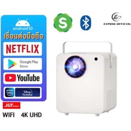 โปรเจคเตอร์มือสอง โปรเจคเตอร์มินิ Y9 Projector WIFI mini projector 4k UHD รองรับการแชร์หน้าจอมือถือ