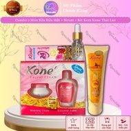 Combo Sữa Rửa Mặt Nghệ - Serum - Kem Kone Thái Lan Chính Hãng