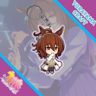 Gantungan Kunci Uma Musume Tachyon Goldship Oguri Rice, Anime Keychain Lucu - Agnes Tachyon