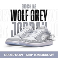 J1 Genuine Quality Wolf Gray Sneakers Low-Top Unisex Shoes| Comfort Lab 00ZA