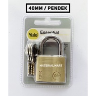 Original YALE Padlock Padlock 40mm Short 40 mm 50mm 50 mm Length