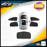 BYD Sealion 7 2024-2026 Window SunShade Shield Front Windshield Rear Side Curtain Sun Shade Vaccauto