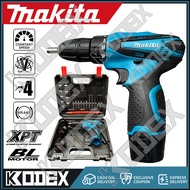 Makita Cordless Drill 12V Portable Electric Drill Power Tools with Drill Bit Set