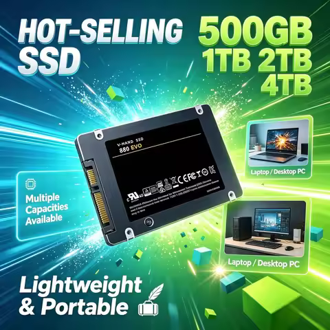 Original 500GB SATA3 25 Inch Internal SSD High Speed Solid State Disk 880-EVO for Desktop Microcompu