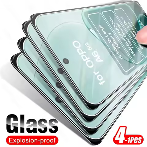 OppoA6 A 6 s Pro x k t 6k 6t Case 4-1Pcs Protective Glass for Oppo A6 5G 4G 9H Cover Opo Orro Appo A