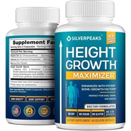 Growth Capsules to Grow Taller - Height Growth Maximizer with Calcium for Bone Strength, Made in USA