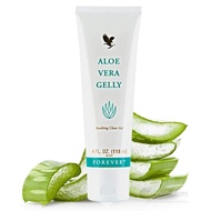 Forever Living Aloe Vera Gelly 100% Stabilized Aloe Vera Gel ,4 oz/118 mL | 永久芦荟胶乳 - Soothe minor skin irritations &amp; provides temporary relief from minor skin irritations