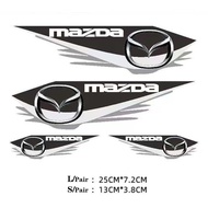 รถตกแต่งภายนอกป้องกันรอยขีดข่วนสติกเกอร์สำหรับ Mazda 2 3 5 6 323 626 Rx8 Rx7 Mx3 Mx5 Cx9 Cx7 Cx5 Ate