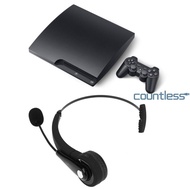 Mono Bluetooth-compatible Earphone Head-mounted Office Earphones one drag two Business Headphone Gaming Headset with Microphone [countless.sg]