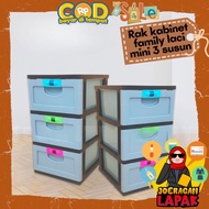 ⭐️JOERAGAN LAPAK⭐️ KABINET FAMILY SUSUN 3 - LEMARI LACI PLASTIK FURNITURE PAKAIAN BARANG BAJU MAINAN