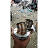 Stainless steel exhaust cover, size 3.5 inch, inlet 50