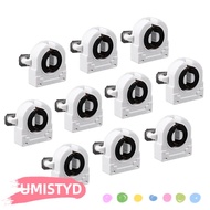 UMISTYDREAMUM9U 10Pcs T8 Fluorescent Light Holder, Durable Long-Lasting. G13 Base, LED Tube Non-Shun