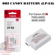 Canon LP-E8 battery lpe8 battery 100%Original For canon eos 700D,650D,600D,550D