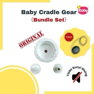 『REPLACEMENT』Gear I-Baby Cradle /BUAI ELECTRIK/ORIGINAL GEAR MOTOR / ELETRONIK BABY CRADLE/ MOTOR GE