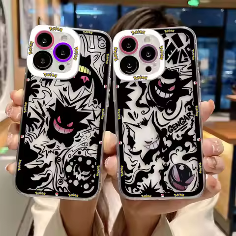 P-Pokemon G-Gengar Clear Phone Case For OPPO A6X A98 A79 A78 A74 A60 A58 A57 A55 A54 A53 A17 A16 A9 