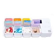 Portable Compartment Medicine Box  Intelligent Timing Reminder Electronic Pill Box Medicine Tablet Pill Storage Box