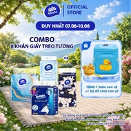 [COMBO 8 PACK OF WALL PAPER] Vinda Prestige 4D premium wall paper towels 3 layers 212 sheets