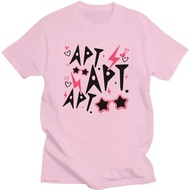 ROSÉ & Bruno Mars APT New Song T-Shirt Graphic Printing Cotton O-neck Tee-shirt Summer Hip Hop Punk 