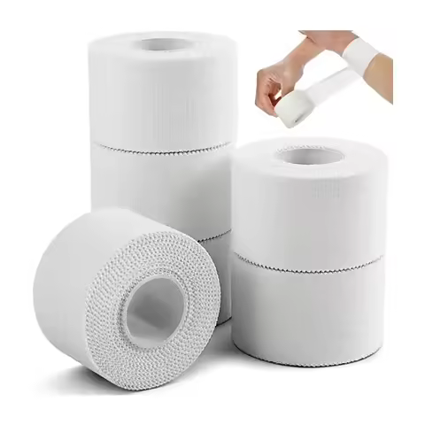 1PC 2.5cm * 9.14m Athletic Trainer Tape Sport Care Tape Sport Strapping Tape Easy To Tear For Sports