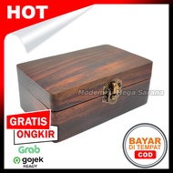 Kotak Tempat Tembakau Box Kayu Rokok Lintingan