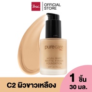PURE CARE BSC NATURAL BENEFIT MATTE FINISH FOUNDATION SFP35 PA+++ เนเชอรัล เบนิฟิต แมทท์ ฟินิช ฟาวเด