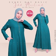 Every Day Basic Jubah Muslimah with Batu by Adak Fashion V3