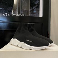 [HYC] BALENCIAGA SPEED TRAINERS 字母 烙印 針織襪子 襪套鞋 休閒鞋 初代配色 黑白 EU43