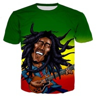 NEW Reggae Star Bob Marley Prints tshirts Men Woman Hip Hop Rock Tees Tops t shirts Male Female Hips