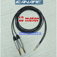 Kabel Canare Jack 2 Akai To Mini Stereo 3.5 Mm 12 Meter