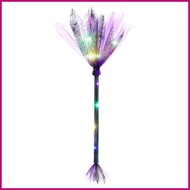 Witch Broom Kids Wicked Witch Broom with LED Lights Witch Costume Accessories Kids Witches Broom Hal
